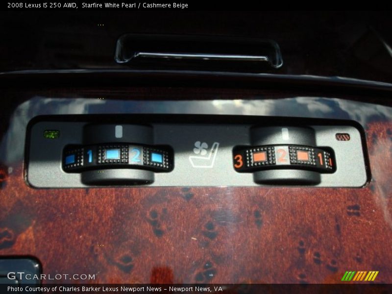Starfire White Pearl / Cashmere Beige 2008 Lexus IS 250 AWD