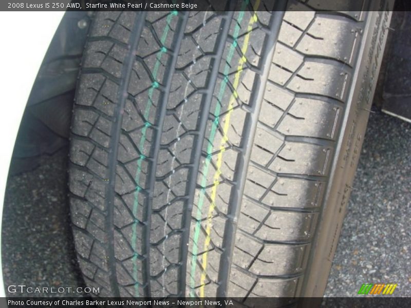 Starfire White Pearl / Cashmere Beige 2008 Lexus IS 250 AWD