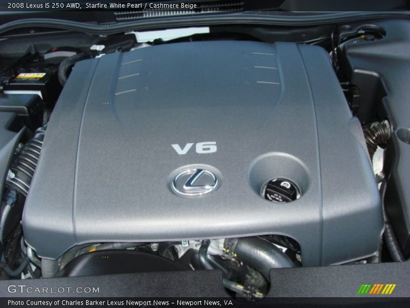 Starfire White Pearl / Cashmere Beige 2008 Lexus IS 250 AWD