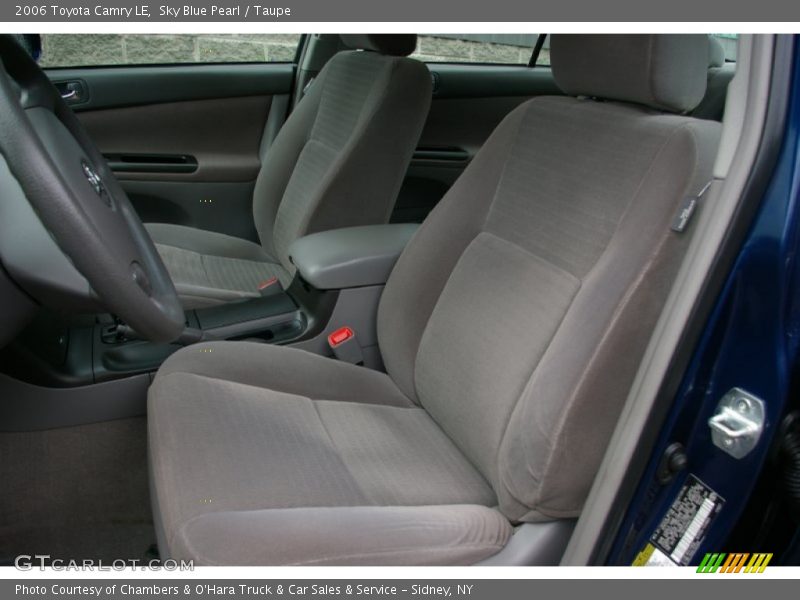 Sky Blue Pearl / Taupe 2006 Toyota Camry LE