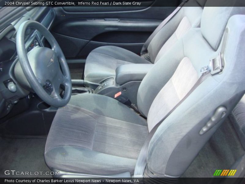  2004 Sebring GTC Convertible Dark Slate Gray Interior