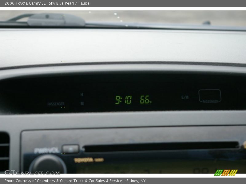 Sky Blue Pearl / Taupe 2006 Toyota Camry LE