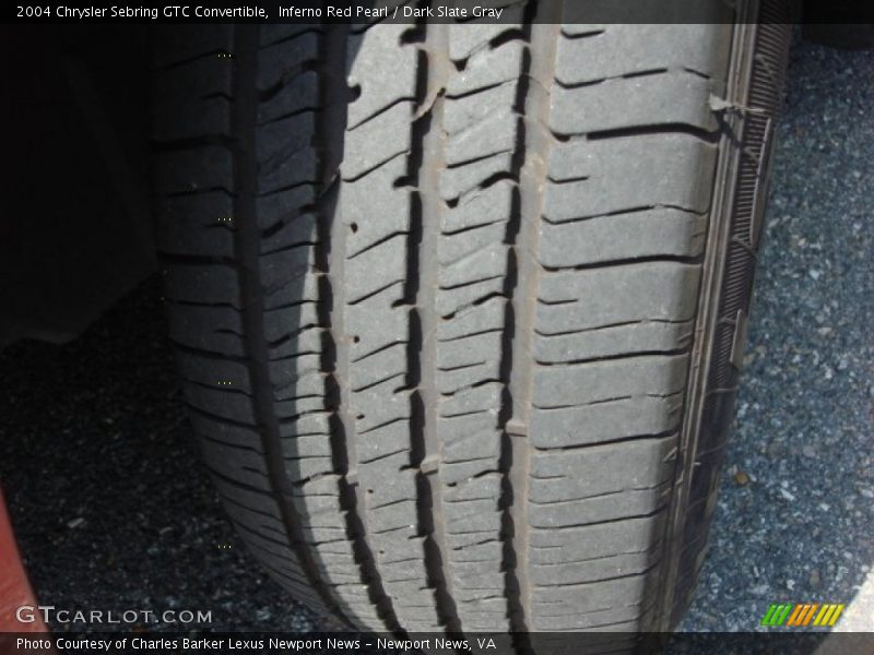 Inferno Red Pearl / Dark Slate Gray 2004 Chrysler Sebring GTC Convertible