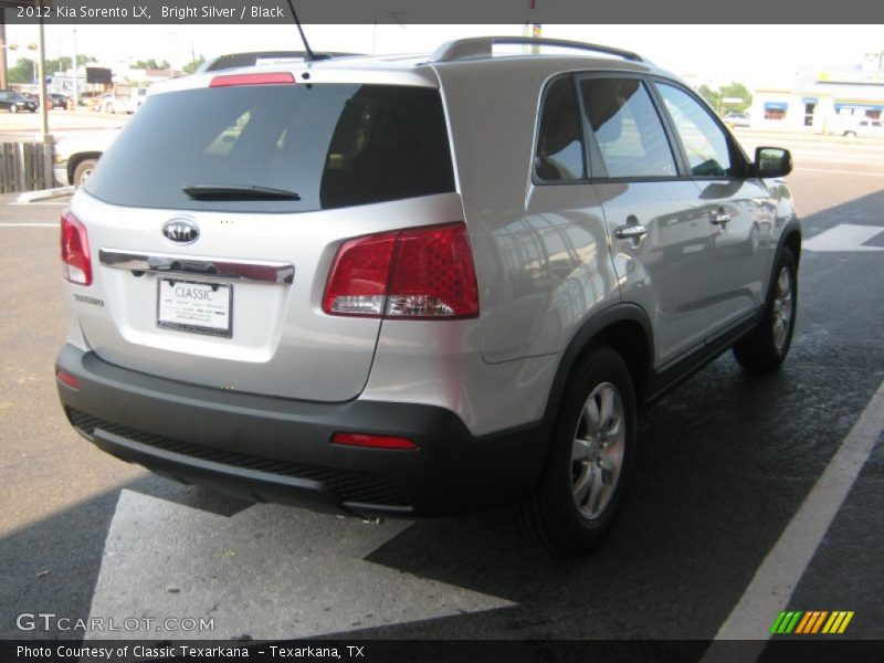 Bright Silver / Black 2012 Kia Sorento LX