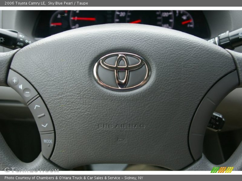 Sky Blue Pearl / Taupe 2006 Toyota Camry LE