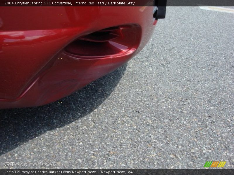 Inferno Red Pearl / Dark Slate Gray 2004 Chrysler Sebring GTC Convertible