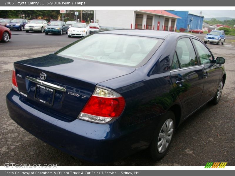 Sky Blue Pearl / Taupe 2006 Toyota Camry LE