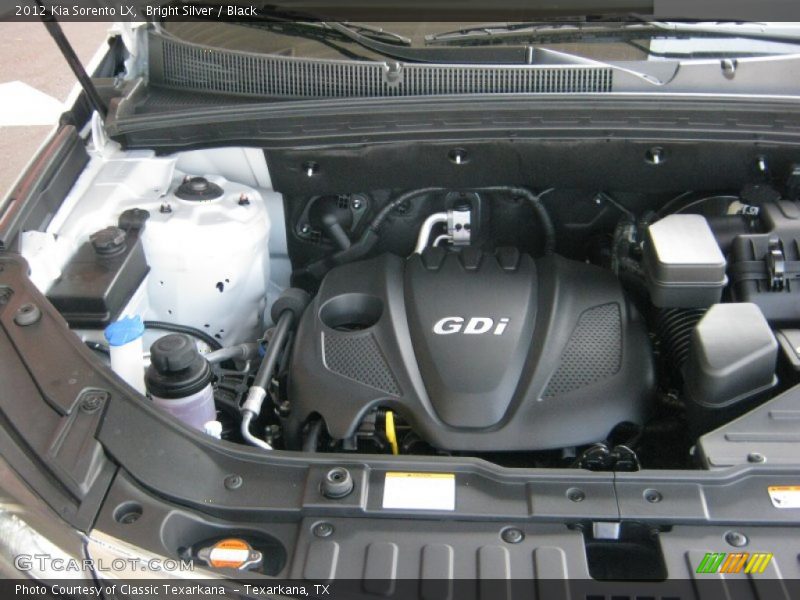 Bright Silver / Black 2012 Kia Sorento LX