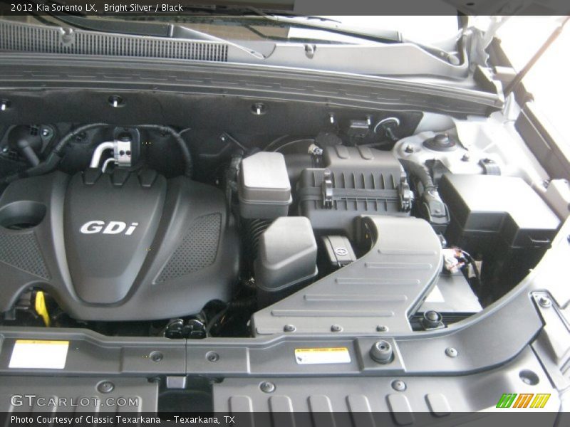 Bright Silver / Black 2012 Kia Sorento LX