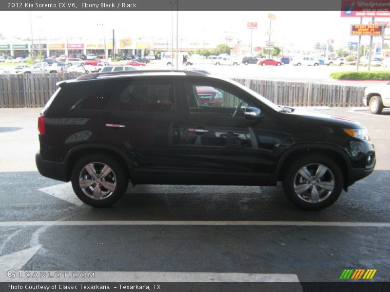 Ebony Black / Black 2012 Kia Sorento EX V6