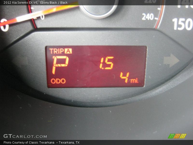 Ebony Black / Black 2012 Kia Sorento EX V6