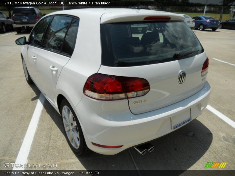 Candy White / Titan Black 2011 Volkswagen Golf 4 Door TDI