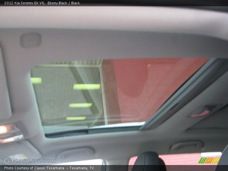 Ebony Black / Black 2012 Kia Sorento EX V6