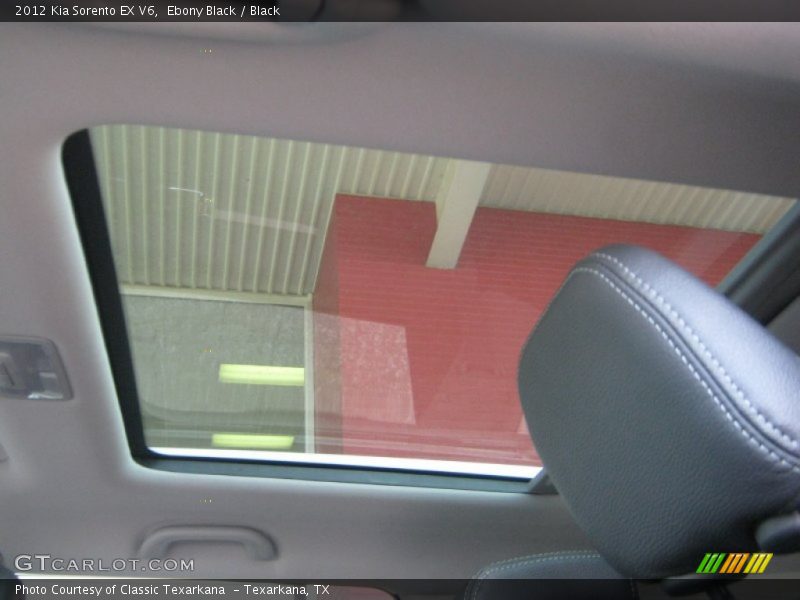 Ebony Black / Black 2012 Kia Sorento EX V6