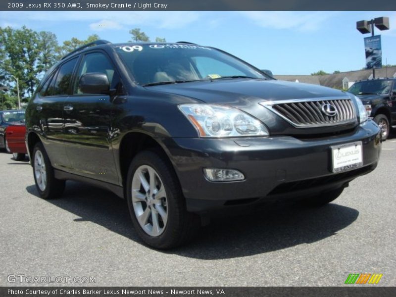 Smokey Granite / Light Gray 2009 Lexus RX 350 AWD