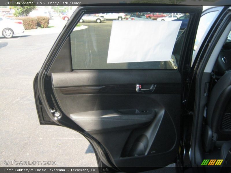 Ebony Black / Black 2012 Kia Sorento EX V6