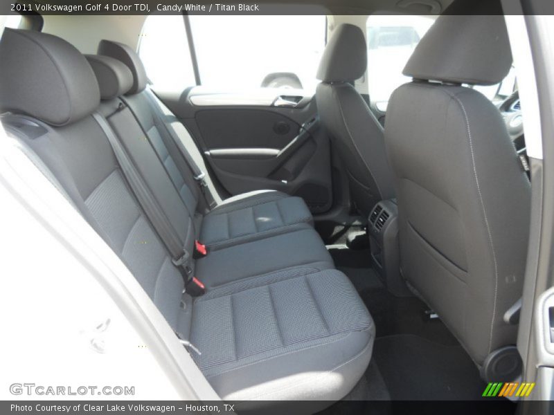 Candy White / Titan Black 2011 Volkswagen Golf 4 Door TDI