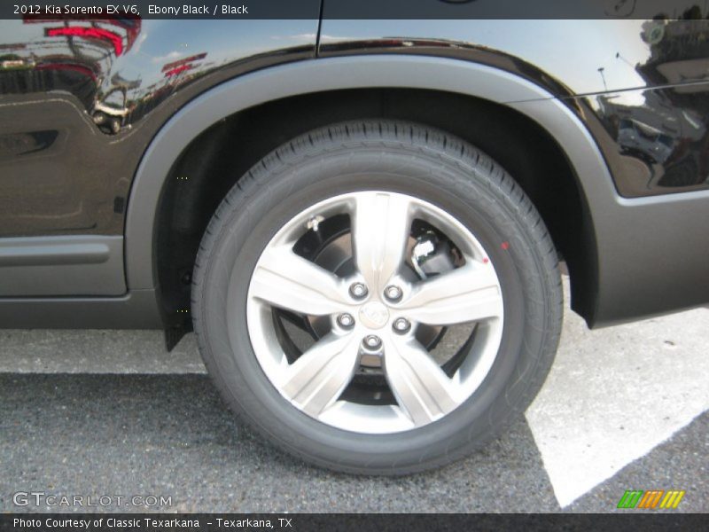 Ebony Black / Black 2012 Kia Sorento EX V6