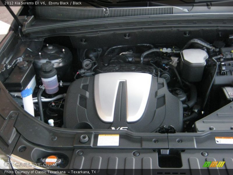 Ebony Black / Black 2012 Kia Sorento EX V6