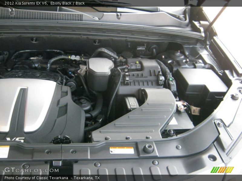 Ebony Black / Black 2012 Kia Sorento EX V6