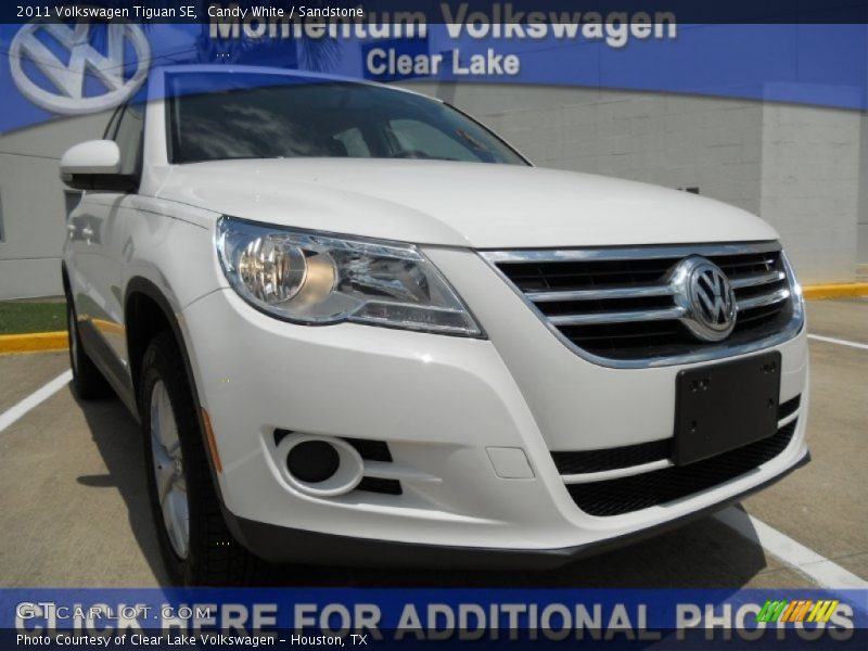 Candy White / Sandstone 2011 Volkswagen Tiguan SE