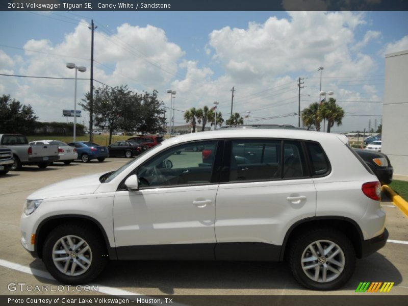 Candy White / Sandstone 2011 Volkswagen Tiguan SE