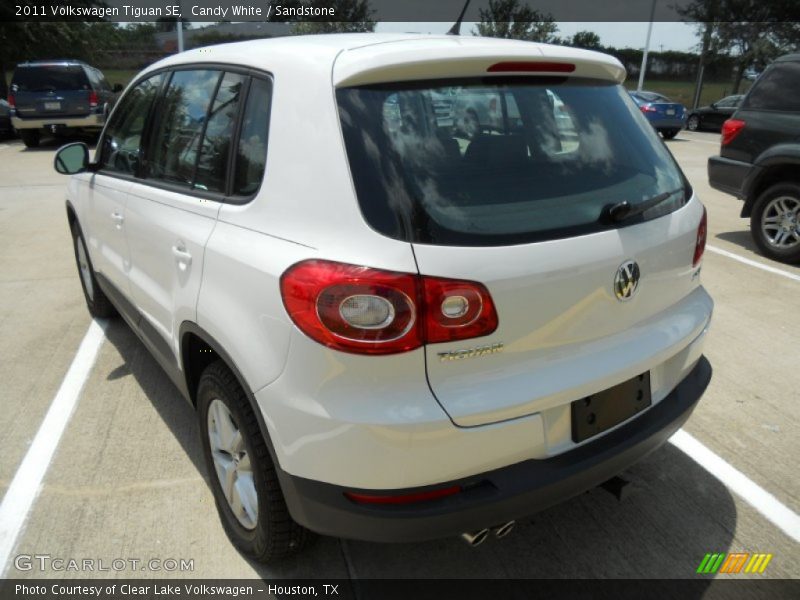 Candy White / Sandstone 2011 Volkswagen Tiguan SE