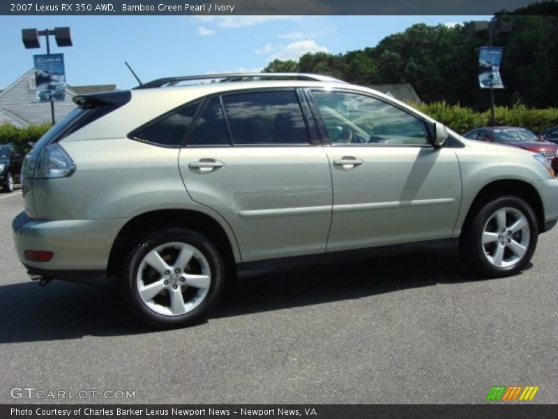 Bamboo Green Pearl / Ivory 2007 Lexus RX 350 AWD