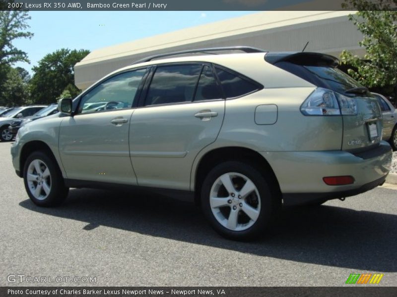 Bamboo Green Pearl / Ivory 2007 Lexus RX 350 AWD