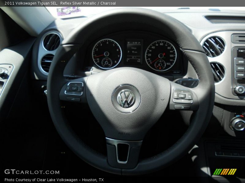 Reflex Silver Metallic / Charcoal 2011 Volkswagen Tiguan SEL