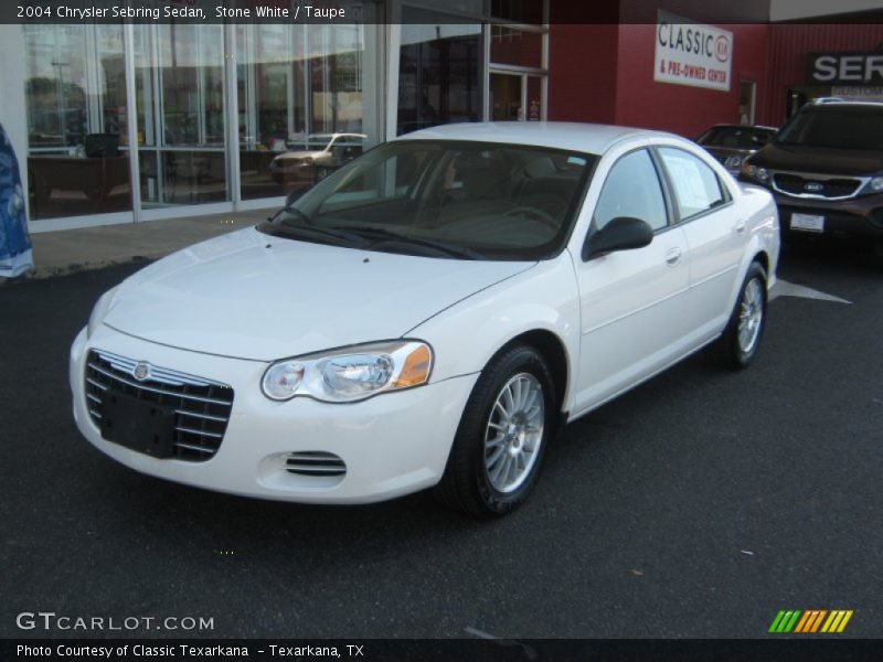 Stone White / Taupe 2004 Chrysler Sebring Sedan