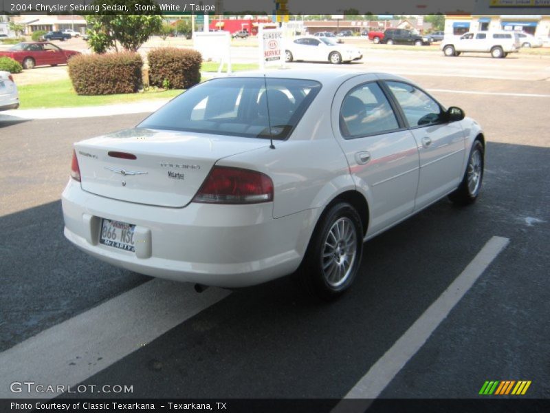Stone White / Taupe 2004 Chrysler Sebring Sedan