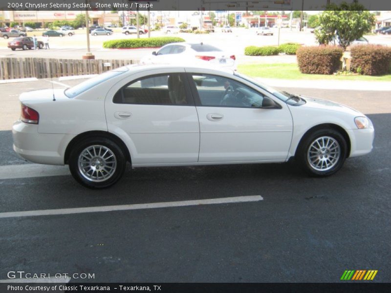 Stone White / Taupe 2004 Chrysler Sebring Sedan