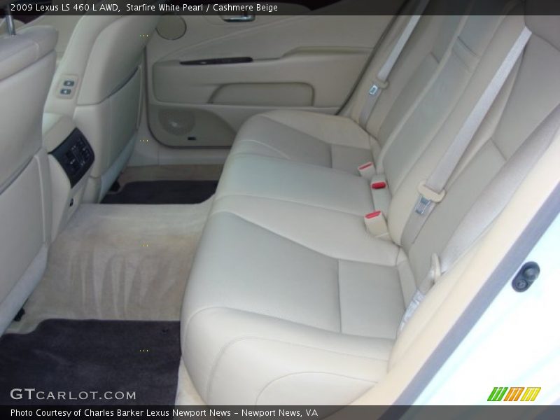 Starfire White Pearl / Cashmere Beige 2009 Lexus LS 460 L AWD