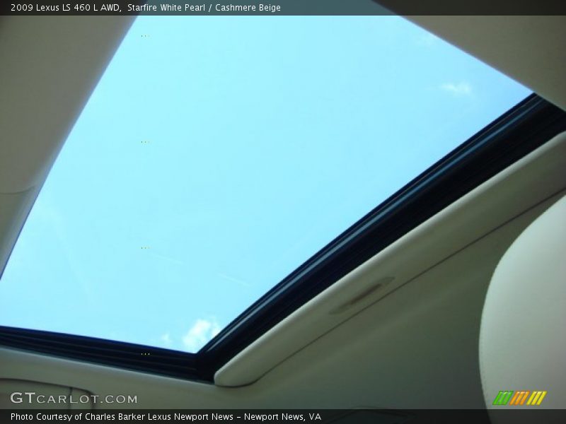 Starfire White Pearl / Cashmere Beige 2009 Lexus LS 460 L AWD