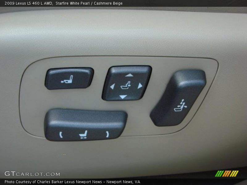 Starfire White Pearl / Cashmere Beige 2009 Lexus LS 460 L AWD
