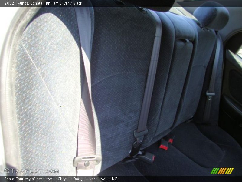 Brilliant Silver / Black 2002 Hyundai Sonata