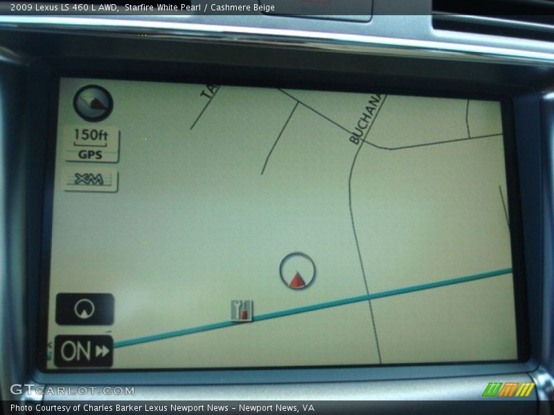 Starfire White Pearl / Cashmere Beige 2009 Lexus LS 460 L AWD