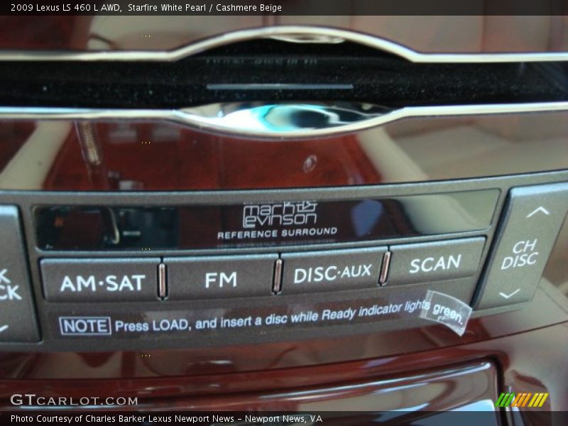 Starfire White Pearl / Cashmere Beige 2009 Lexus LS 460 L AWD