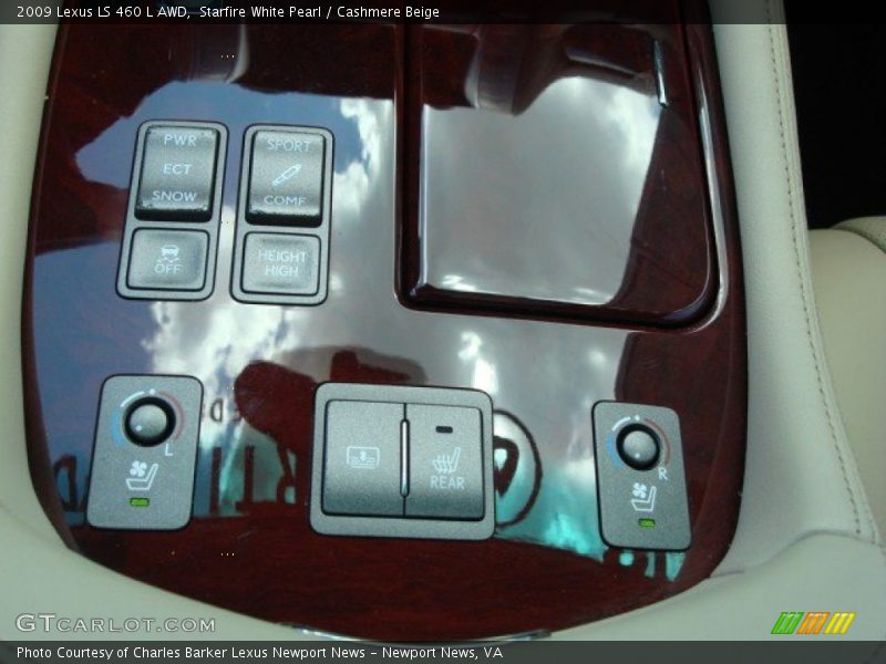 Starfire White Pearl / Cashmere Beige 2009 Lexus LS 460 L AWD