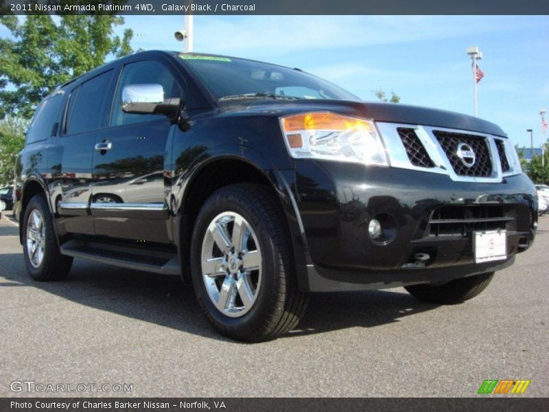 Galaxy Black / Charcoal 2011 Nissan Armada Platinum 4WD