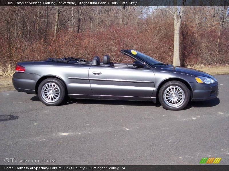 Magnesium Pearl / Dark Slate Gray 2005 Chrysler Sebring Touring Convertible