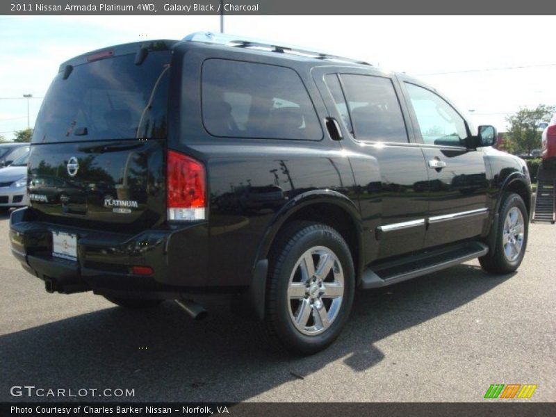 Galaxy Black / Charcoal 2011 Nissan Armada Platinum 4WD