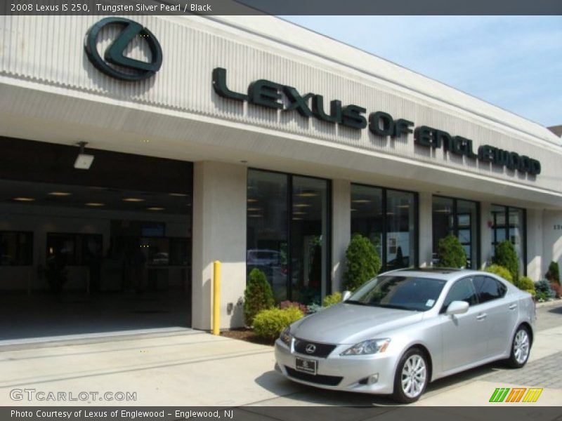 Tungsten Silver Pearl / Black 2008 Lexus IS 250