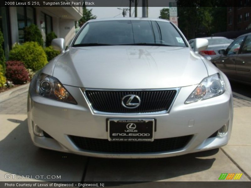 Tungsten Silver Pearl / Black 2008 Lexus IS 250