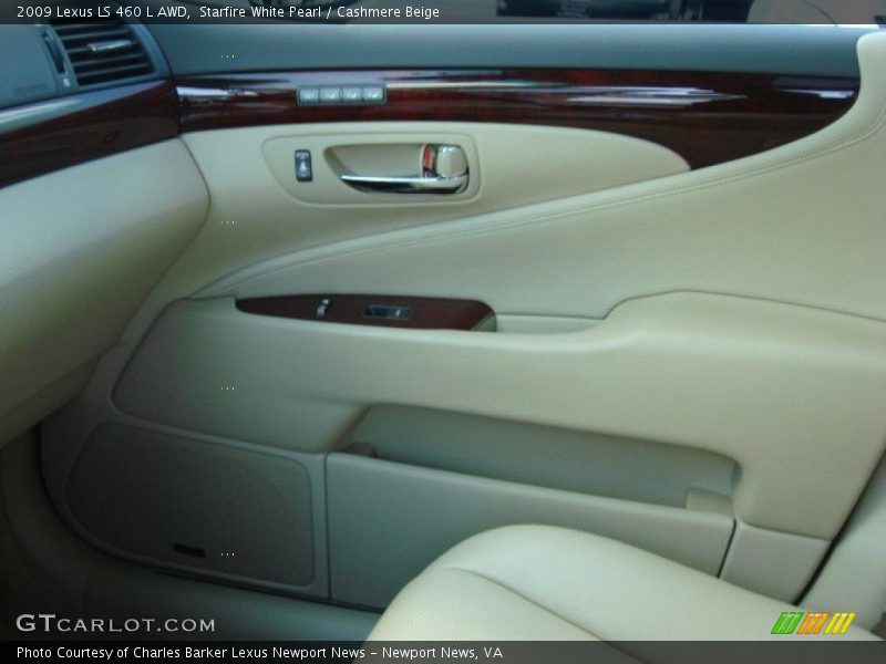 Starfire White Pearl / Cashmere Beige 2009 Lexus LS 460 L AWD