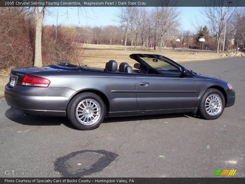 Magnesium Pearl / Dark Slate Gray 2005 Chrysler Sebring Touring Convertible