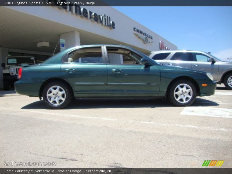 Cypress Green / Beige 2001 Hyundai Sonata GLS V6