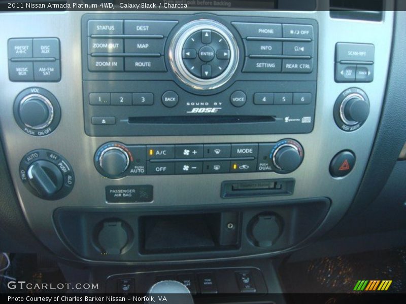 Galaxy Black / Charcoal 2011 Nissan Armada Platinum 4WD