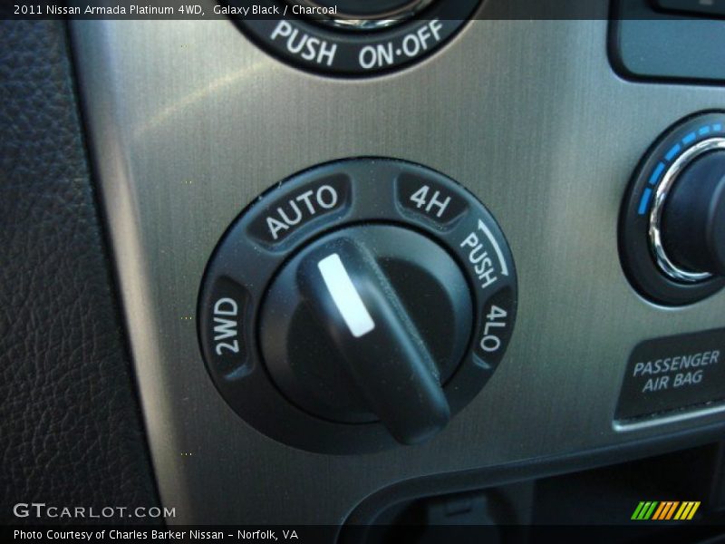 Galaxy Black / Charcoal 2011 Nissan Armada Platinum 4WD
